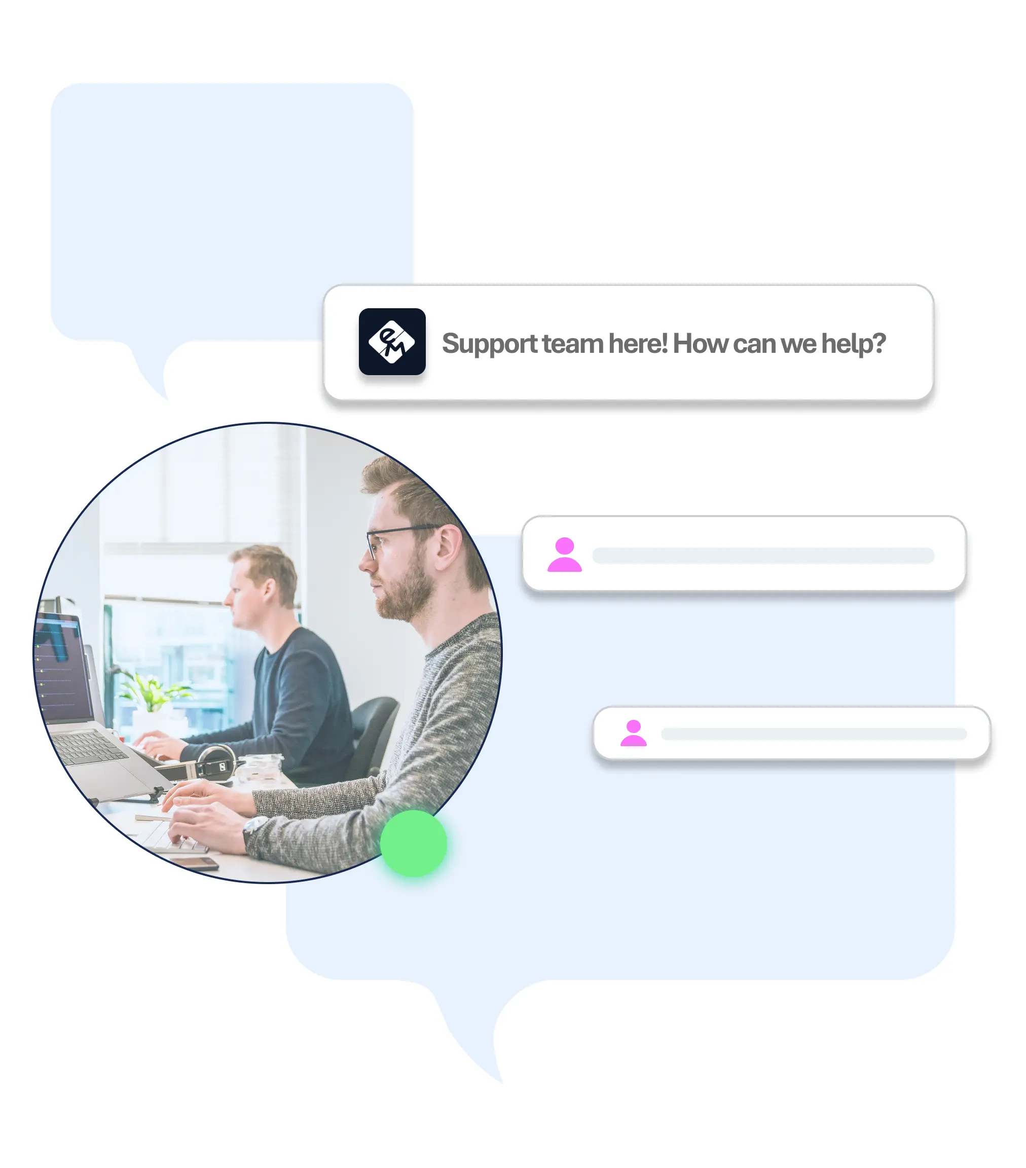 Customer support illustration